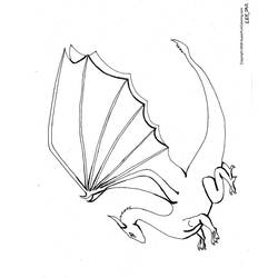 ぬりえページ: ドラゴン (動物) #5797 - 無料の印刷可能なぬりえページ