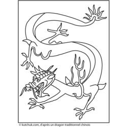 ぬりえページ: ドラゴン (動物) #5810 - 無料の印刷可能なぬりえページ