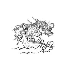 ぬりえページ: ドラゴン (動物) #5856 - 無料の印刷可能なぬりえページ