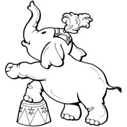 ぬりえページ: 象 (動物) #6328 - 無料の印刷可能なぬりえページ