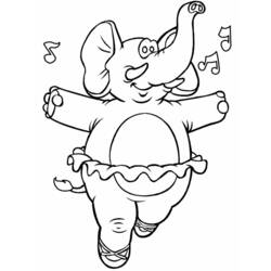 ぬりえページ: 象 (動物) #6343 - 無料の印刷可能なぬりえページ
