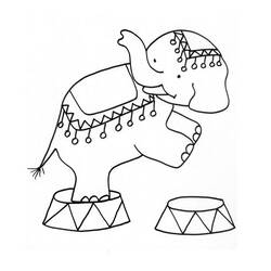 ぬりえページ: 象 (動物) #6368 - 無料の印刷可能なぬりえページ