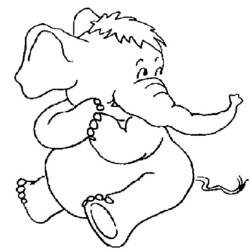 ぬりえページ: 象 (動物) #6379 - 無料の印刷可能なぬりえページ