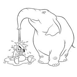 ぬりえページ: 象 (動物) #6415 - 無料の印刷可能なぬりえページ