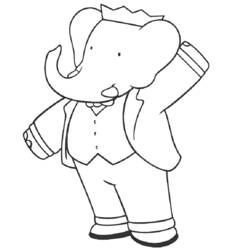 ぬりえページ: 象 (動物) #6438 - 無料の印刷可能なぬりえページ