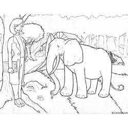ぬりえページ: 象 (動物) #6455 - 無料の印刷可能なぬりえページ