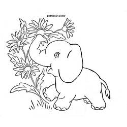 ぬりえページ: 象 (動物) #6490 - 無料の印刷可能なぬりえページ