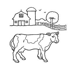 ぬりえページ: 農場の動物 (動物) #21385 - 無料の印刷可能なぬりえページ