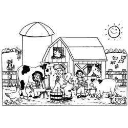 ぬりえページ: 農場の動物 (動物) #21394 - 無料の印刷可能なぬりえページ