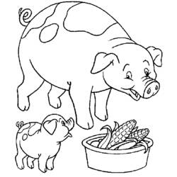 ぬりえページ: 農場の動物 (動物) #21413 - 無料の印刷可能なぬりえページ