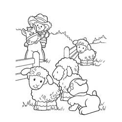 ぬりえページ: 農場の動物 (動物) #21414 - 無料の印刷可能なぬりえページ