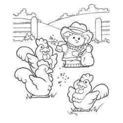 ぬりえページ: 農場の動物 (動物) #21450 - 無料の印刷可能なぬりえページ