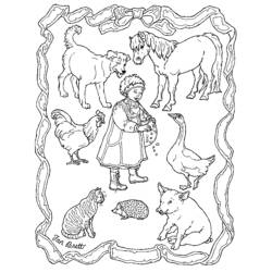 ぬりえページ: 農場の動物 (動物) #21651 - 無料の印刷可能なぬりえページ