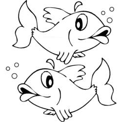ぬりえページ: 魚 (動物) #17042 - 無料の印刷可能なぬりえページ