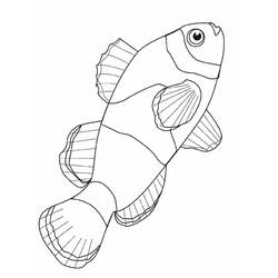 ぬりえページ: 魚 (動物) #17045 - 無料の印刷可能なぬりえページ