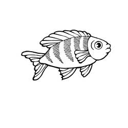 ぬりえページ: 魚 (動物) #17064 - 無料の印刷可能なぬりえページ