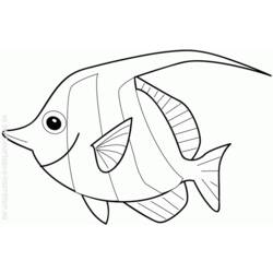 ぬりえページ: 魚 (動物) #17122 - 無料の印刷可能なぬりえページ
