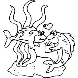 ぬりえページ: 魚 (動物) #17137 - 無料の印刷可能なぬりえページ