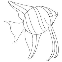 ぬりえページ: 魚 (動物) #17143 - 無料の印刷可能なぬりえページ
