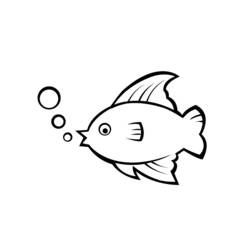 ぬりえページ: 魚 (動物) #17198 - 無料の印刷可能なぬりえページ