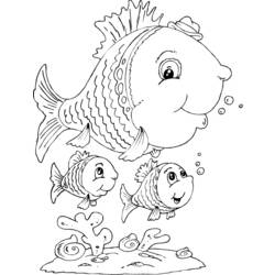 ぬりえページ: 魚 (動物) #17199 - 無料の印刷可能なぬりえページ
