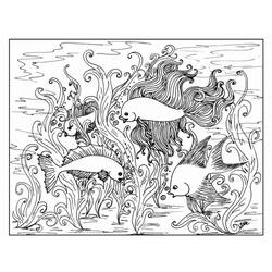 ぬりえページ: 魚 (動物) #17210 - 無料の印刷可能なぬりえページ