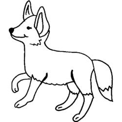 ぬりえページ: 狐 (動物) #14968 - 無料の印刷可能なぬりえページ