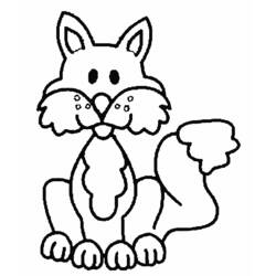 ぬりえページ: 狐 (動物) #14975 - 無料の印刷可能なぬりえページ