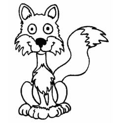 ぬりえページ: 狐 (動物) #14992 - 無料の印刷可能なぬりえページ