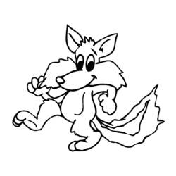 ぬりえページ: 狐 (動物) #15043 - 無料の印刷可能なぬりえページ