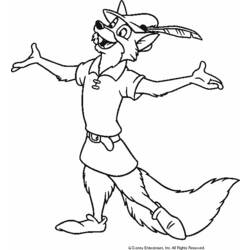 ぬりえページ: 狐 (動物) #15089 - 無料の印刷可能なぬりえページ