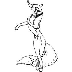 ぬりえページ: 狐 (動物) #15109 - 無料の印刷可能なぬりえページ