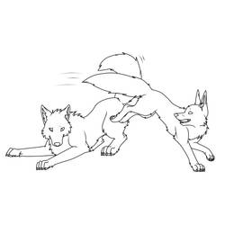 ぬりえページ: 狐 (動物) #15125 - 無料の印刷可能なぬりえページ