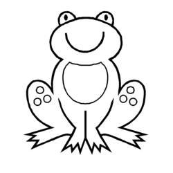 ぬりえページ: 蛙 (動物) #7572 - 無料の印刷可能なぬりえページ