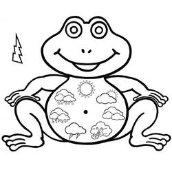 ぬりえページ: 蛙 (動物) #7576 - 無料の印刷可能なぬりえページ
