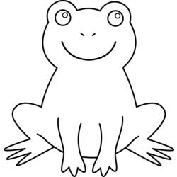 ぬりえページ: 蛙 (動物) #7600 - 無料の印刷可能なぬりえページ