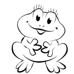 ぬりえページ: 蛙 (動物) #7603 - 無料の印刷可能なぬりえページ