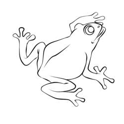 ぬりえページ: 蛙 (動物) #7627 - 無料の印刷可能なぬりえページ