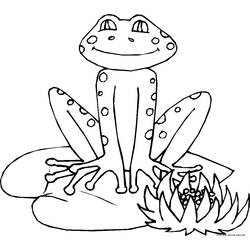 ぬりえページ: 蛙 (動物) #7632 - 無料の印刷可能なぬりえページ