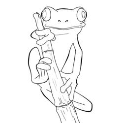 ぬりえページ: 蛙 (動物) #7636 - 無料の印刷可能なぬりえページ