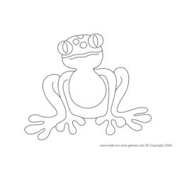 ぬりえページ: 蛙 (動物) #7645 - 無料の印刷可能なぬりえページ