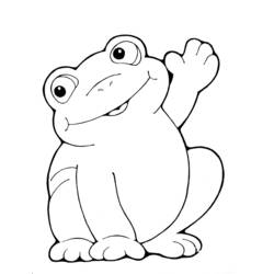 ぬりえページ: 蛙 (動物) #7659 - 無料の印刷可能なぬりえページ