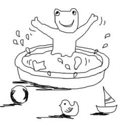 ぬりえページ: 蛙 (動物) #7664 - 無料の印刷可能なぬりえページ