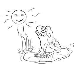 ぬりえページ: 蛙 (動物) #7666 - 無料の印刷可能なぬりえページ