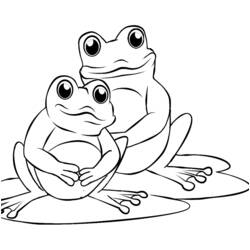 ぬりえページ: 蛙 (動物) #7748 - 無料の印刷可能なぬりえページ