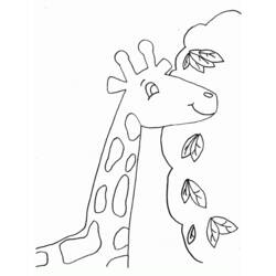 ぬりえページ: キリン (動物) #7321 - 無料の印刷可能なぬりえページ