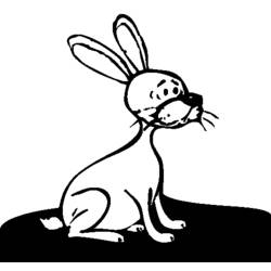 ぬりえページ: 野ウサギ (動物) #10083 - 無料の印刷可能なぬりえページ