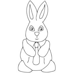 ぬりえページ: 野ウサギ (動物) #10086 - 無料の印刷可能なぬりえページ
