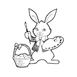 ぬりえページ: 野ウサギ (動物) #10094 - 無料の印刷可能なぬりえページ