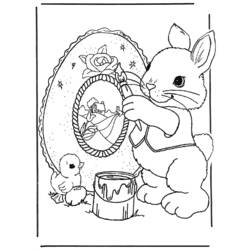 ぬりえページ: 野ウサギ (動物) #10103 - 無料の印刷可能なぬりえページ